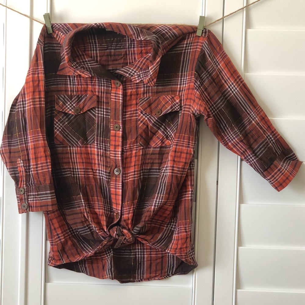 Ladies Rip Curl 3/4 Sleeve Top L